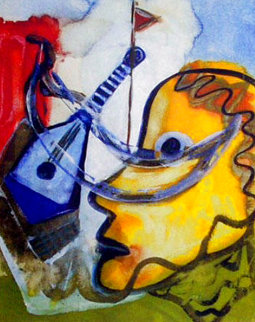 Pablo's Guitar Limited Edition Print - Henry Miller