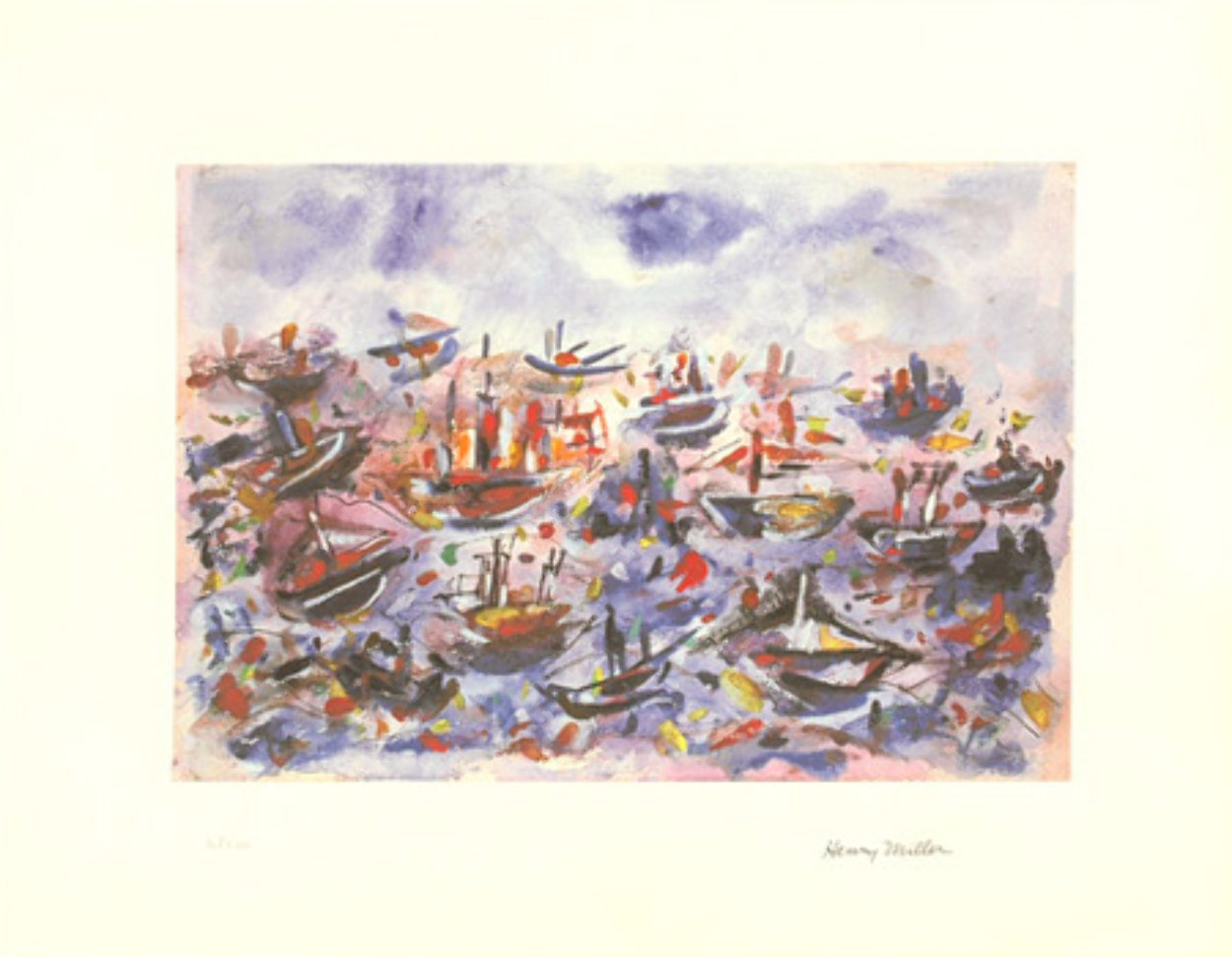 Battle of Trafalgar Limited Edition Print by Henry Miller Battle of Trafalgar Limited Edition Print by Henry Miller