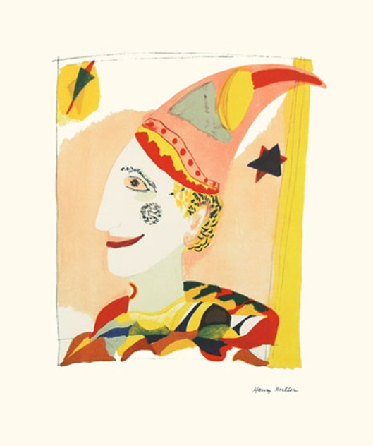 Le Clown 1973 Limited Edition Print by Henry Miller