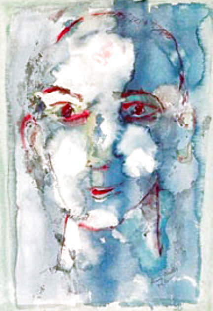 Blue Face 1974 Limited Edition Print by Henry Miller