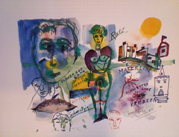 Insomnia # 4 1966 Limited Edition Print - Henry Miller Insomnia # 4 1966 Limited Edition Print - Henry Miller