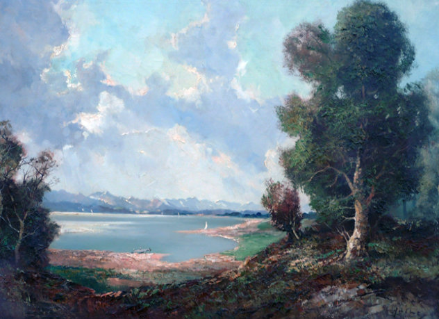 Chiemsee 30x38 Original Painting by Ingfried Henze-Morro