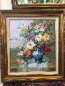 Italian Bouquet 31x27 Original Painting by Ingfried Henze-Morro - 1