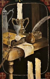 Ausencias 2013 36x23 Original Painting - Roberto Hernaiz Ausencias 2013 36x23 Original Painting - Roberto Hernaiz