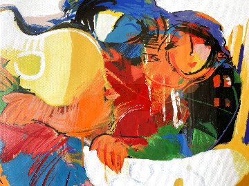 Figures with Guitar Limited Edition Print - Abrishami Hessam Figures with Guitar Limited Edition Print - Abrishami Hessam