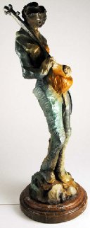 Setar Player Bronze Sculpture 37 in Sculpture - Abrishami Hessam Setar Player Bronze Sculpture 37 in Sculpture - Abrishami Hessam