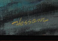 First Spring 1997 30x44 Huge Original Painting by Abrishami Hessam - 2 First Spring 1997 30x44 Huge Original Painting by Abrishami Hessam - 2