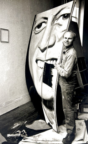 James Rosenquist in Studio 2 1964 Photography - Ken Heyman