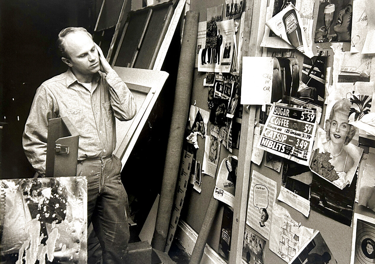 James Rosenquist in Studio 1964 Limited Edition Silver Gelatin ...