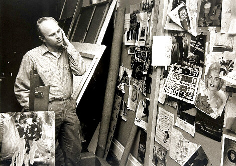 James Rosenquist in Studio 1964 Photography - Ken Heyman