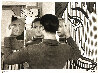 Roy Lichtenstein in Mirror 1964 Photography by Ken Heyman - 1