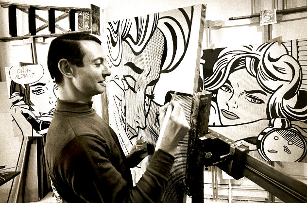 Roy Lichtenstein 1964 Photography by Ken Heyman