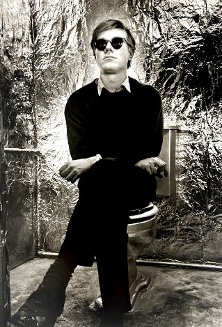 Andy Warhol on Throne 1964 Photography - Ken Heyman