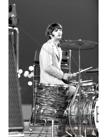 Ringo Starr, Shea Stadium - New York - Beatles Photography - Ken Heyman