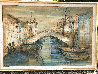 Chiorggia Near Venice, Italy  28x40 Huge Original Painting by Edna Hibel - 1