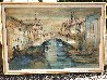 Chiorggia Near Venice, Italy  28x40 Huge Original Painting by Edna Hibel - 2