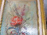 Rose and Berries 1950 25x14 Original Painting by Edna Hibel - 7