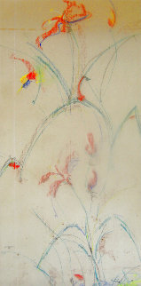 Summer Time 1970 17x30 Original Painting - Edna Hibel Summer Time 1970 17x30 Original Painting - Edna Hibel
