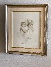Sandy Kissing Baby AP Limited Edition Print by Edna Hibel - 1