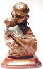 Maria and Child 1984 Bronze Sculpture 1984 9 in Sculpture by Edna Hibel - 0