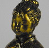O-suki and Tashio Bronze Sculptures 1986 9 in Sculpture by Edna Hibel - 8