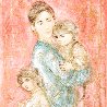 Sonya and Family 1990 Limited Edition Print by Edna Hibel - 0
