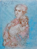 Lenore and Child AP 1978 Limited Edition Print by Edna Hibel - 0