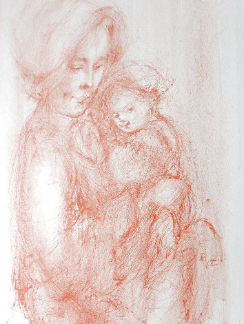 Mother and Child AP Limited Edition Print - Edna Hibel