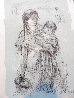 Mexican Mother and Baby AP Limited Edition Print by Edna Hibel - 1