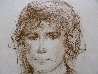 Girl's Head 1976 Limited Edition Print by Edna Hibel - 2