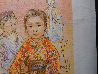 Kimi-no Orange  1981 Limited Edition Print by Edna Hibel - 4