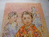 Kimi-no Orange  1981 Limited Edition Print by Edna Hibel - 5