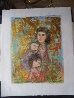 Marguerite and Family AP 1992 Limited Edition Print by Edna Hibel - 1