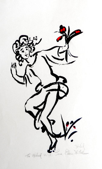 Right of Spring 1989 Serigraph 14x11 by Edna Hibel - For Sale on Art ...