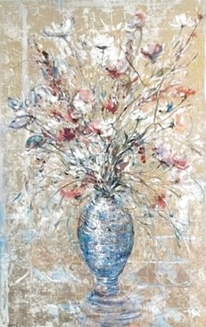 Vase of Flowers 1983 Limited Edition Print - Edna Hibel