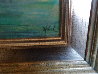 Dories at Pier Alaska 1992 Original Painting by Edna Hibel - 4