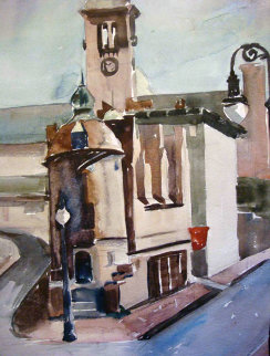 Cambridge, Massachusetts Watercolor 14x9 Watercolor - Edna Hibel Cambridge, Massachusetts Watercolor 14x9 Watercolor - Edna Hibel