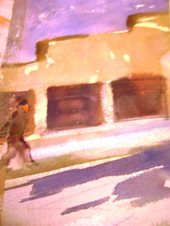 Girl Watercolor 18x7 Watercolor - Edna Hibel