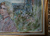 Lovers of Florence 1974 27x34 Original Painting by Edna Hibel - 2