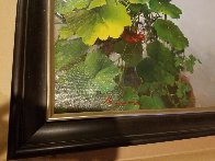 Geranios Study 2017 36x28 Original Painting by Jose Higuera - 4 Geranios Study 2017 36x28 Original Painting by Jose Higuera - 4