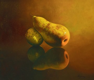 Camene 2014 36x28 (Pears) Original Painting - Jose Higuera Camene 2014 36x28 (Pears) Original Painting - Jose Higuera