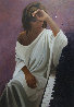 Melancholy Woman 2014 45x31 Huge Original Painting by Jose Higuera - 0