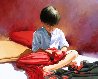 Scarves 2013  32x39 Original Painting by Jose Higuera - 1