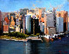 Manhattan, New York 2012 32x39 Original Painting by Jose Higuera - 0