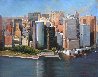 Manhattan, New York 2012 32x39 Original Painting by Jose Higuera - 1
