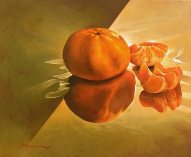 Tangerines 2012 20x24 Original Painting by Jose Higuera