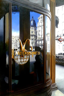 MC Shopping 2015 47x31 Super Huge McDonalds Original Painting - Jose Higuera MC Shopping 2015 47x31 Super Huge McDonalds Original Painting - Jose Higuera