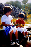 Complicity 2012  45x32 Original Painting by Jose Higuera - 0
