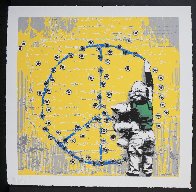 War Child PP 2022 - Peace Sign Limited Edition Print by  Hijack - 1