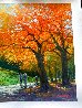 Autumn in the Park Embellished Limited Edition Print by David Hinchliffe - 4